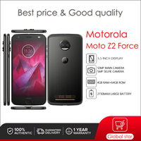 Motorola Moto Z2 Force XT1789 Refurbished Original Unlocked Phone 4GB RAM 64GB ROM 5.5 inches 12MP 4G LTE 2730mAh Cellphone