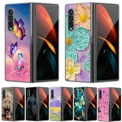 For Samsung Galaxy Z Fold 6 5G Case Painted Hard Phone Cover For Galaxy Z Fold5 5G Cases Shells Fundas ZFold 4 5 6 Capas