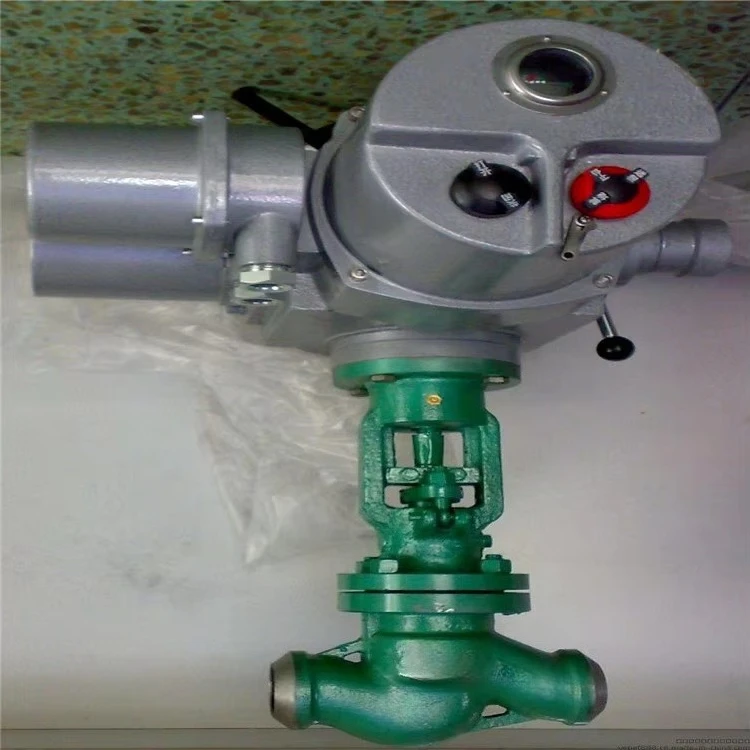 PN25 DN125 WCB/A105 acier au carbone NKJ941H vanne d'arrêt à globe à bride sous vide à action électrique