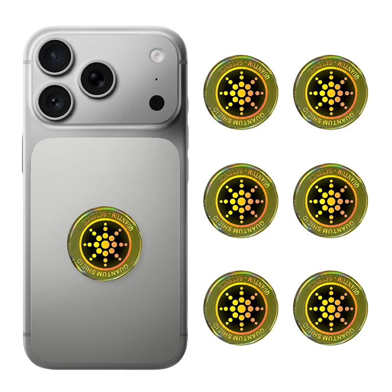 EMF BioChips Protection Anti-Radiation Stickers for Laptop, ComputeriPad Phone Shields BioChip Family Protection Pack