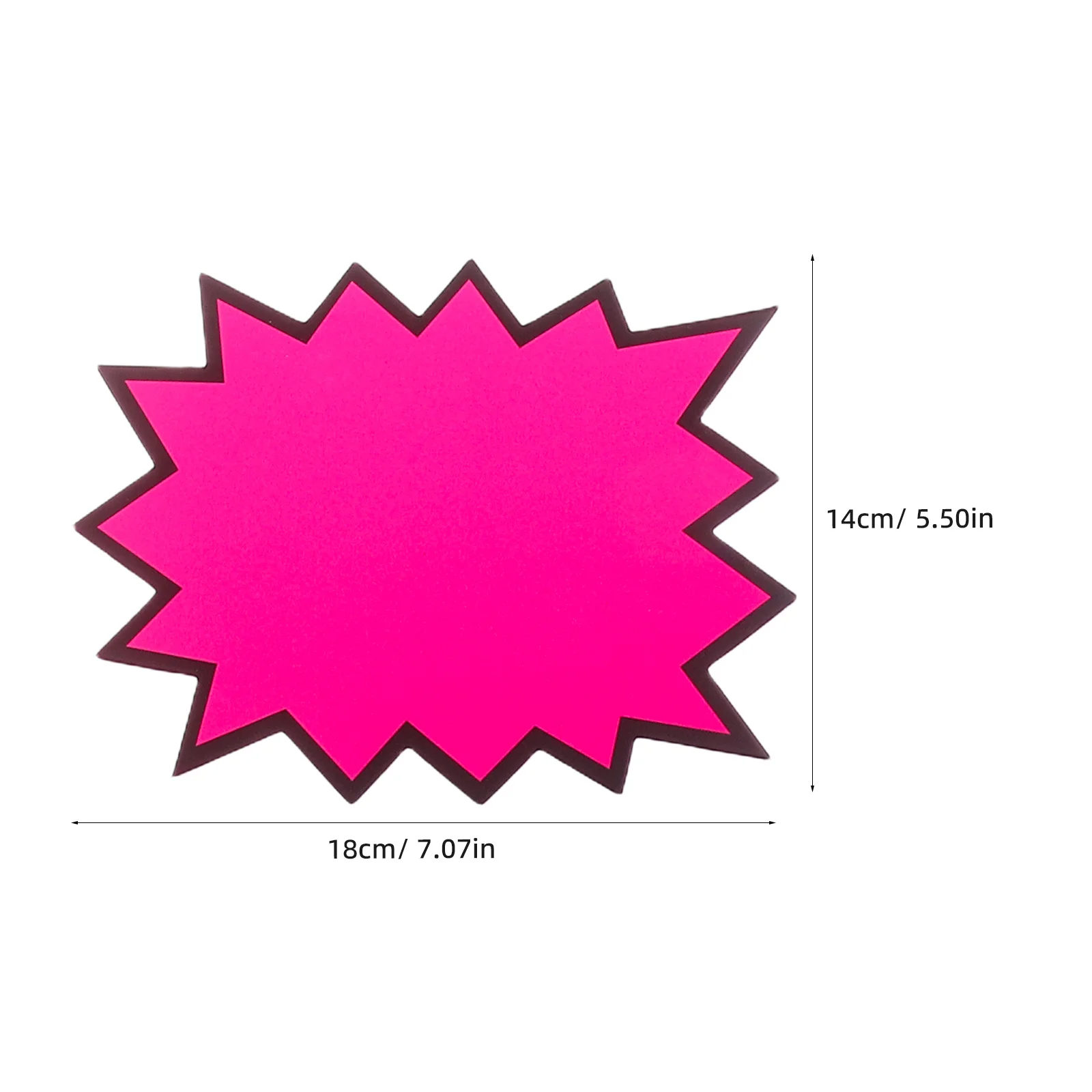 80 قطعة علامات الأسعار الفلورسنت انفجار تصميم فارغة التجزئة تسميات للبيع لافتات سوبر ماركت المرآب ساحة مخزن عرض ملصقات