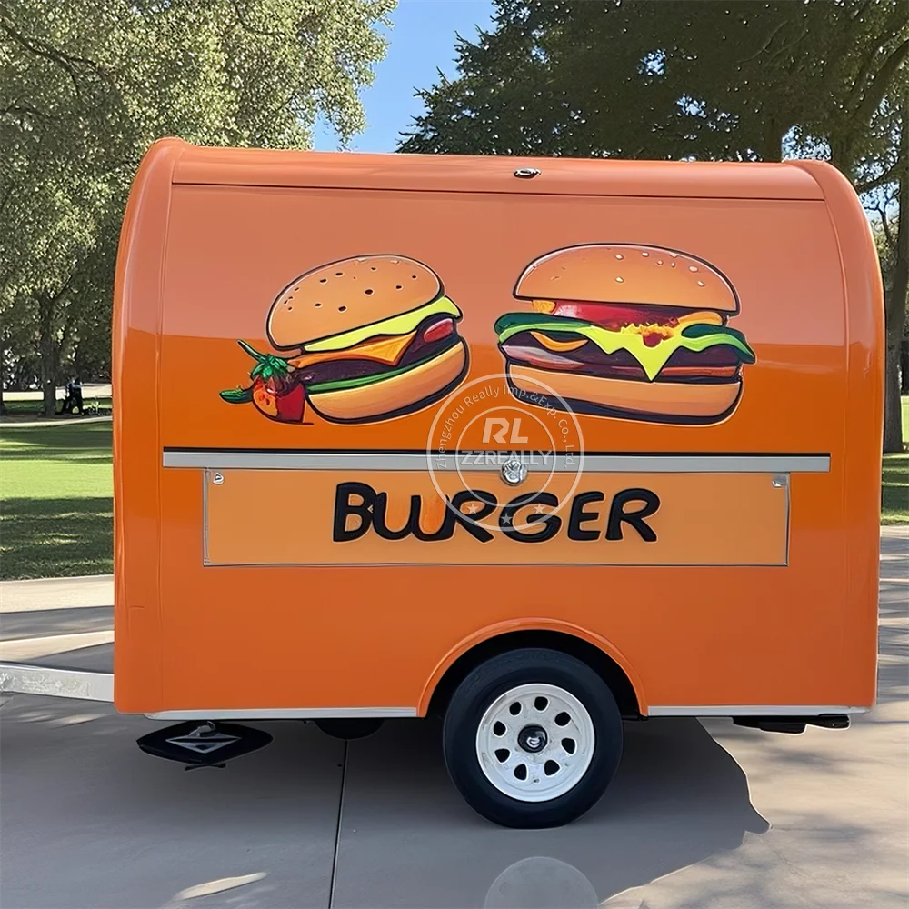 

Food Truck For Fast Food Hot Dog Cart Commercial Mobile Trailer For Espresso Coffee Machine Food Truck Sushi Hot Dog Pizza