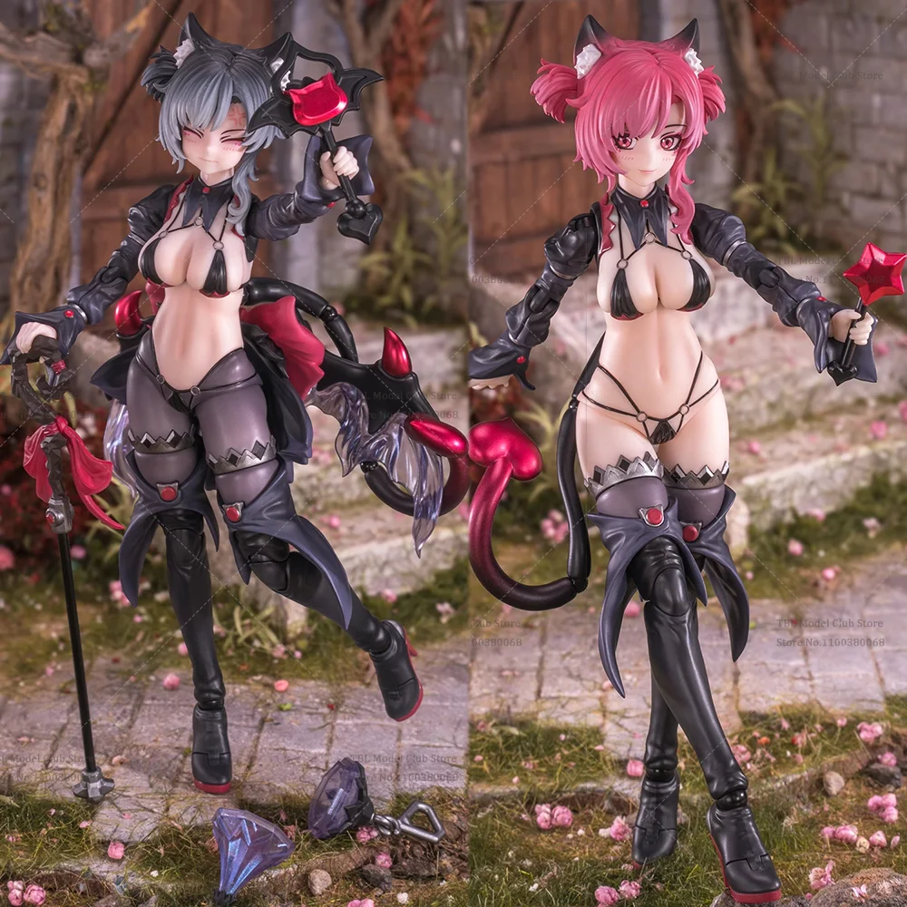 Предварительный запас, оригинальная 1/12 масштабная ведьма-хосикава Cat Magical Girl, 6-дюймовый полный набор, экшн-фигурка, игрушки-солдат