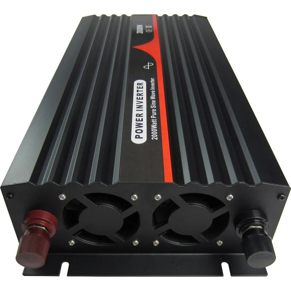 2000VA/2000W Single Phase Pure Sine Wave Inverter 12V 24V 48V DC TO 100~120VAC, 220~240VAC Output Industrial Frequency
