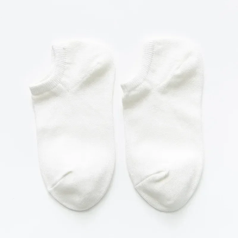 Peúgas puras brancas do algodão para a fêmea, confinamento de meias puras, meias elétricas do aquecimento, mola e outono
