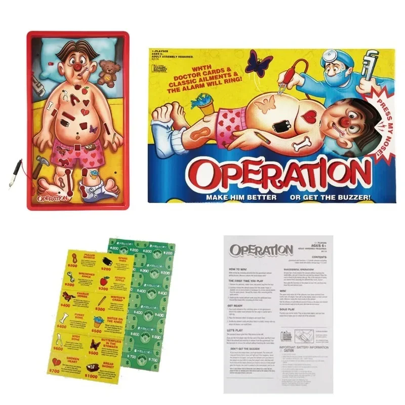 Doctor's Toy Save The Patient Board Game Develop Children's Logical Thinking and Cooperation Skills