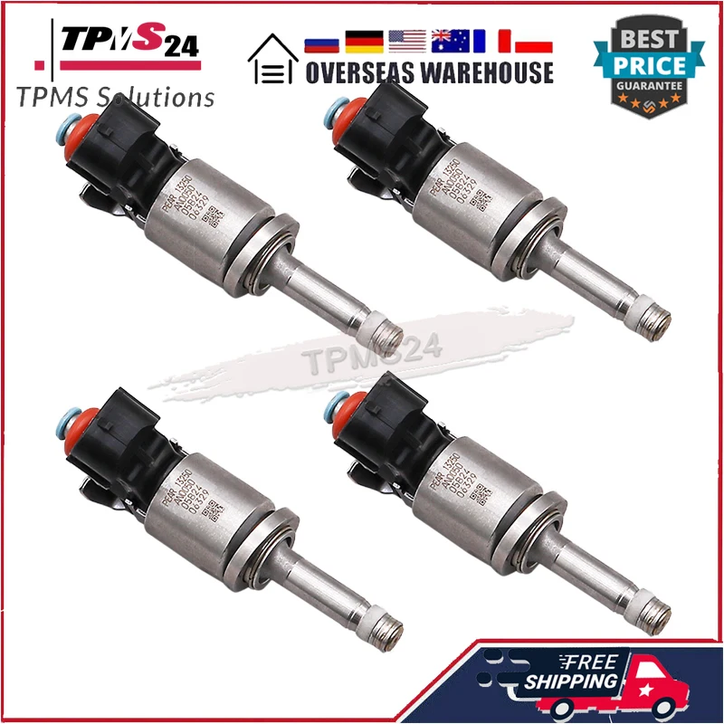 For 2016-2018 Mazda 3 2.0L  PEAR13250  P510-13-250  4PCS Fuel Injectors P51013250 P510 13 250 PEAR-13-250