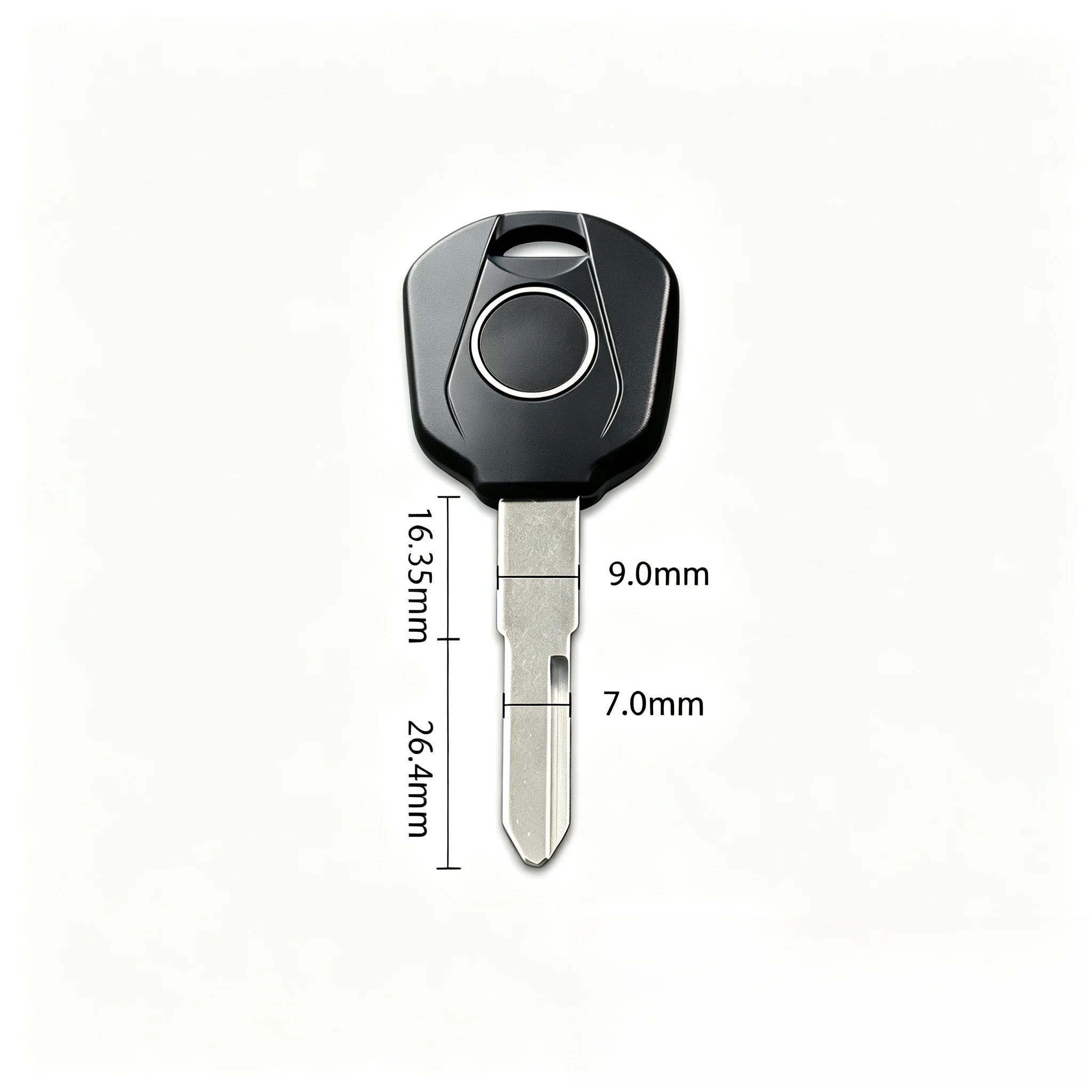 Motorcycle Uncut Blank Replacement Key Compatible with CBR17 CBR19 CBR22 CBR23 CBR29 VFR30 CB400, 3 Colors Available