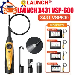 Launch-cámara de inspección endoscópica X431 VSP600 VSP-600, endoscopio Digital HD, Detector, decodificador, accesorios, herramienta de diagnóstico