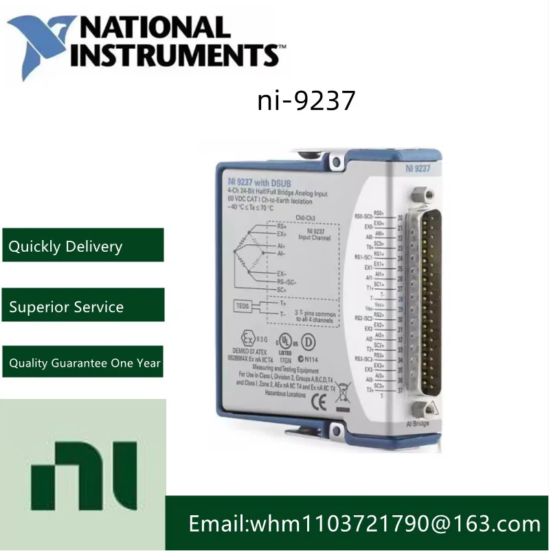 وحدة الجسر المتزامن NI 9237 D-Sub الجديدة 780264-01 24 بت متوفرة في المخزون