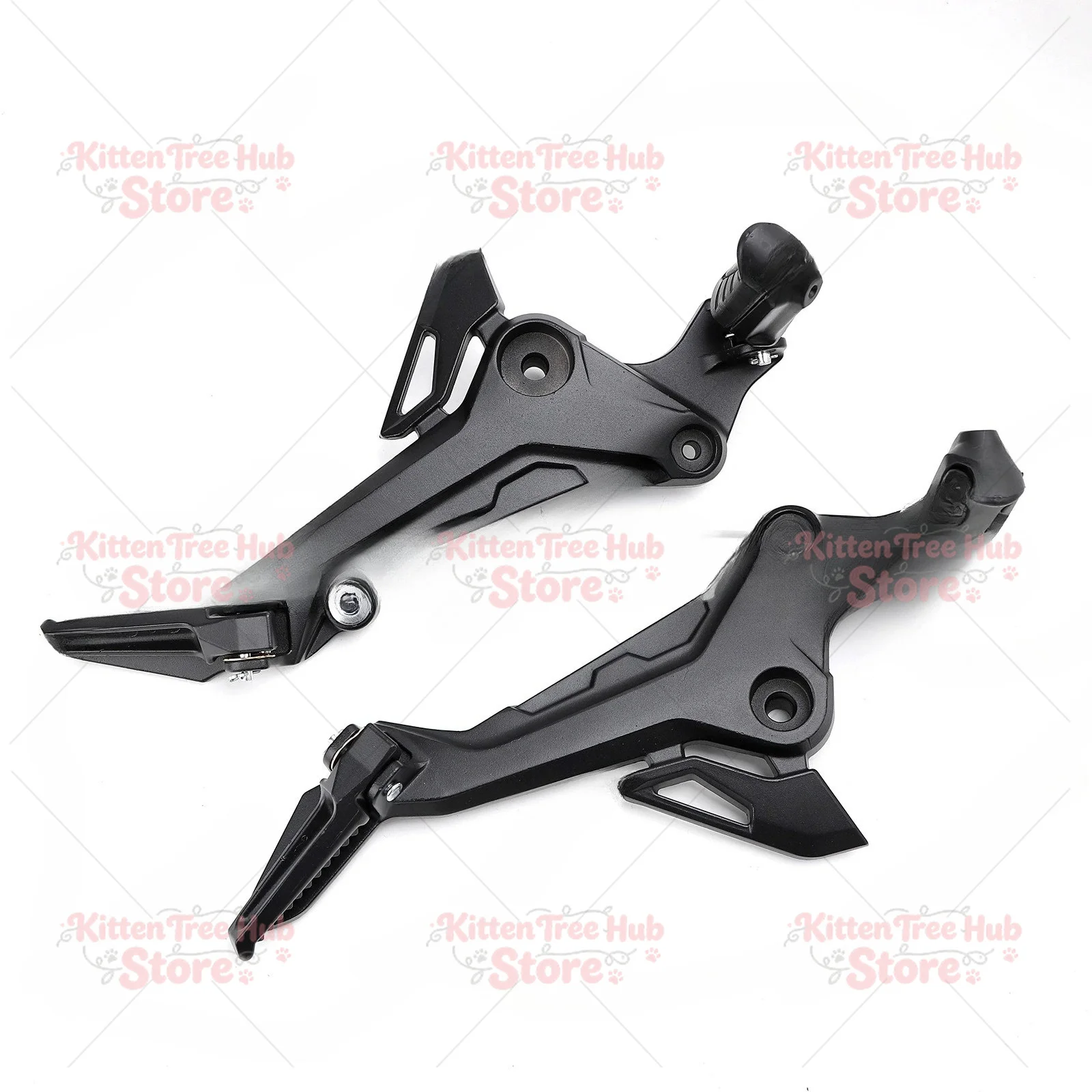 Right and Left Side Footpegs Footrest Set Kit Fit