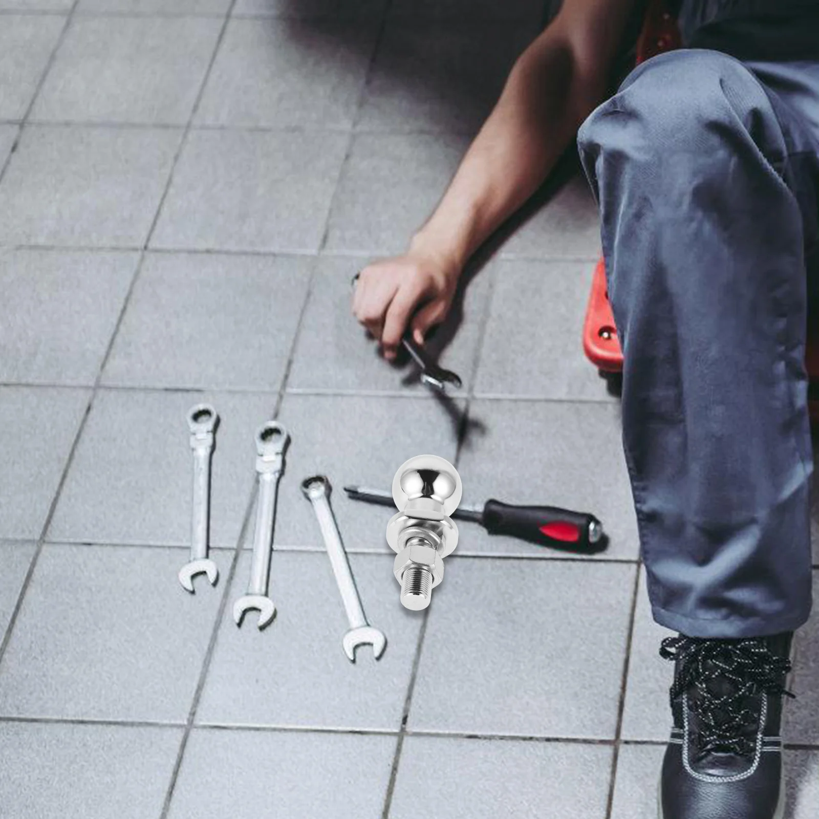 

Chrome Steel 2000 Lbs Heavy Duty For Safe Towing Connection Trailer Accessories Ball Tow Balls Replacement Atv Trailer