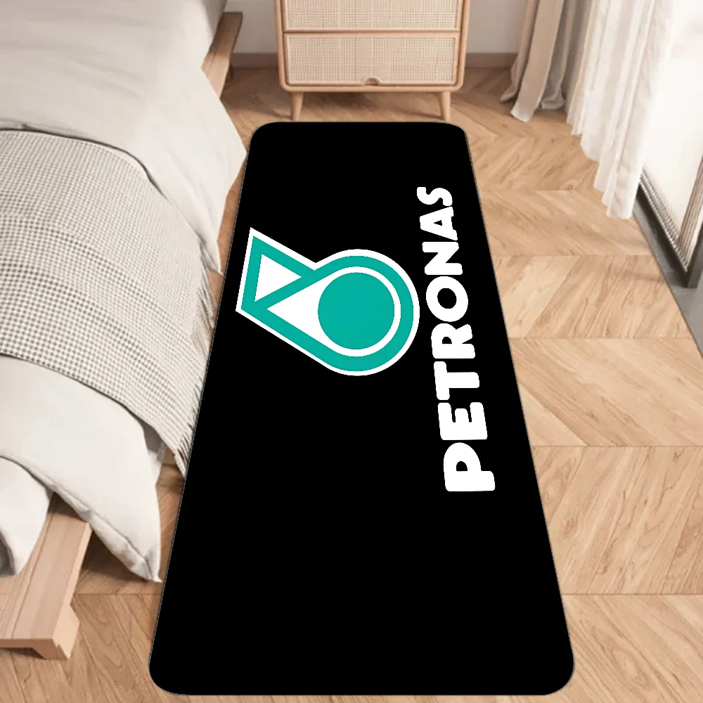 Petronas logo Floor Mat Graphic Printed Flannel Doormats for Bathroom Kitchen Entrance Carpet Home Decor