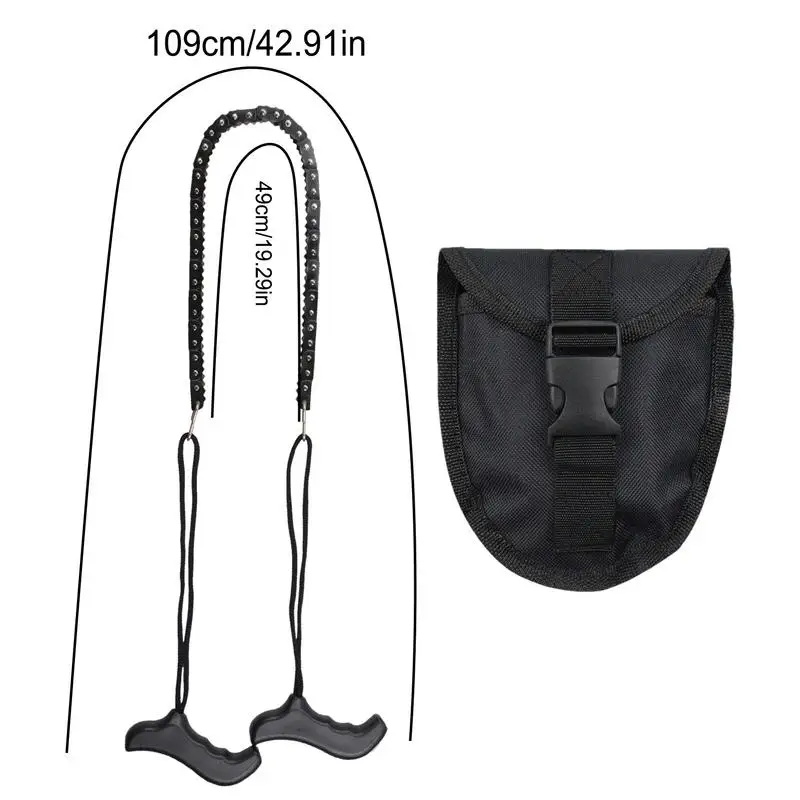 Карманная бензопила, карманная пила с сумкой, портативный складной инструмент для выживания для кемпинга, охоты, пешего туризма, уличной резки деревьев, обрезки