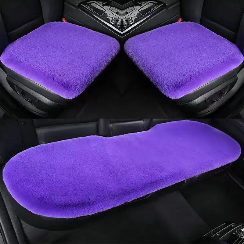 Winter Warm Car Cushion For SEAT Ateca Arona ibiza Leon Toledo Leon ST CUPRA Non-Slip Auto Seat Cover The New Soft Comfortable