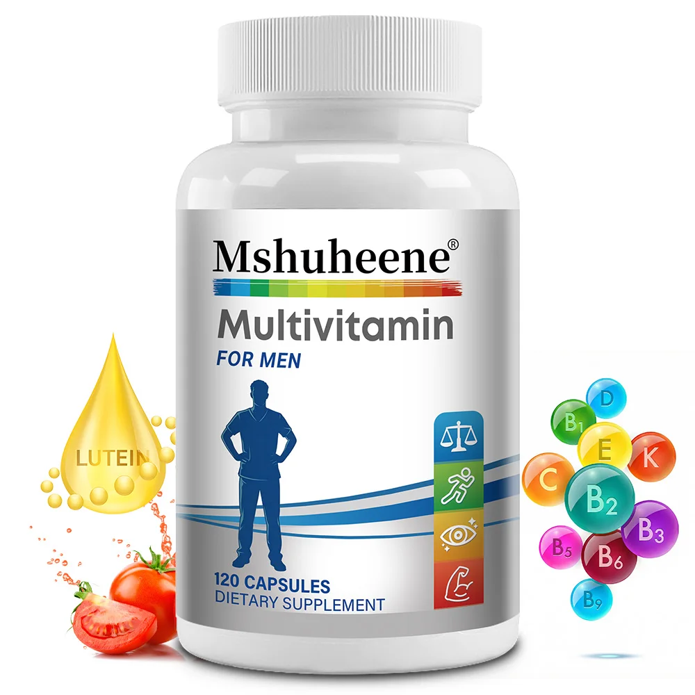 

Multivitamin for Men, Multivitamin/Multimineral Supplement with Vitamin D3, B Vitamins and Antioxidants, Gluten Free, Non-GMO