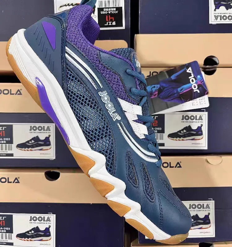 Professional Men's Tennis Shoes Shock Absorbing Running Sneakers Breathable Tennis Sneakers Comfortable Table Tennis Sneakers