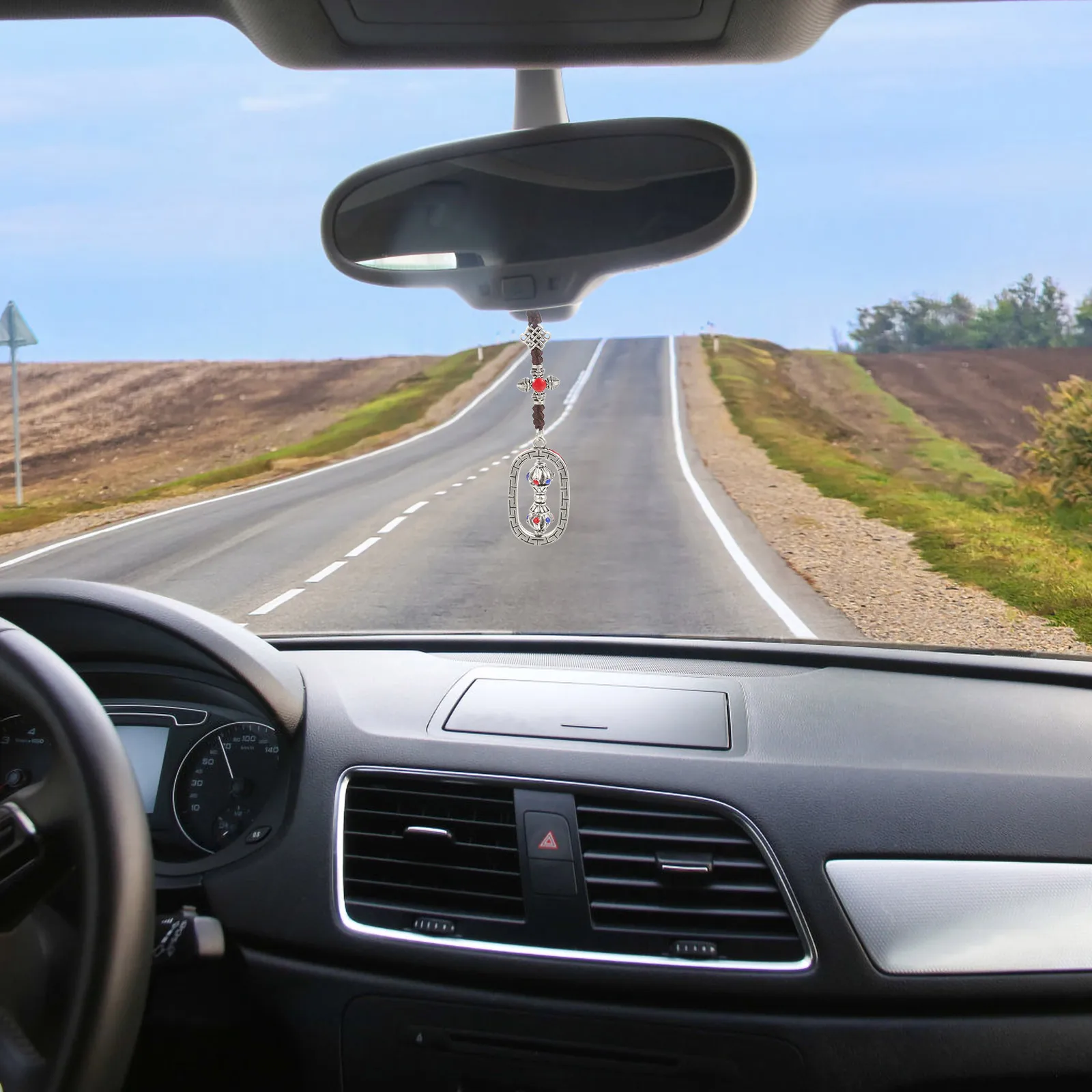 

Prayer Wheel Pendant Meditation Backpack Hanging Decoration Pendants Interior Accessories