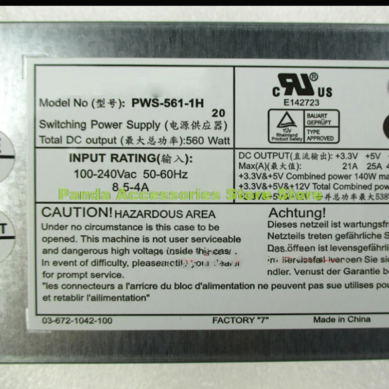 Imagem -04 - Original para Fonte de Alimentação de Servidor Supermicro Nf280d Antes do Envio Teste Perfeito Pws5611h 560w