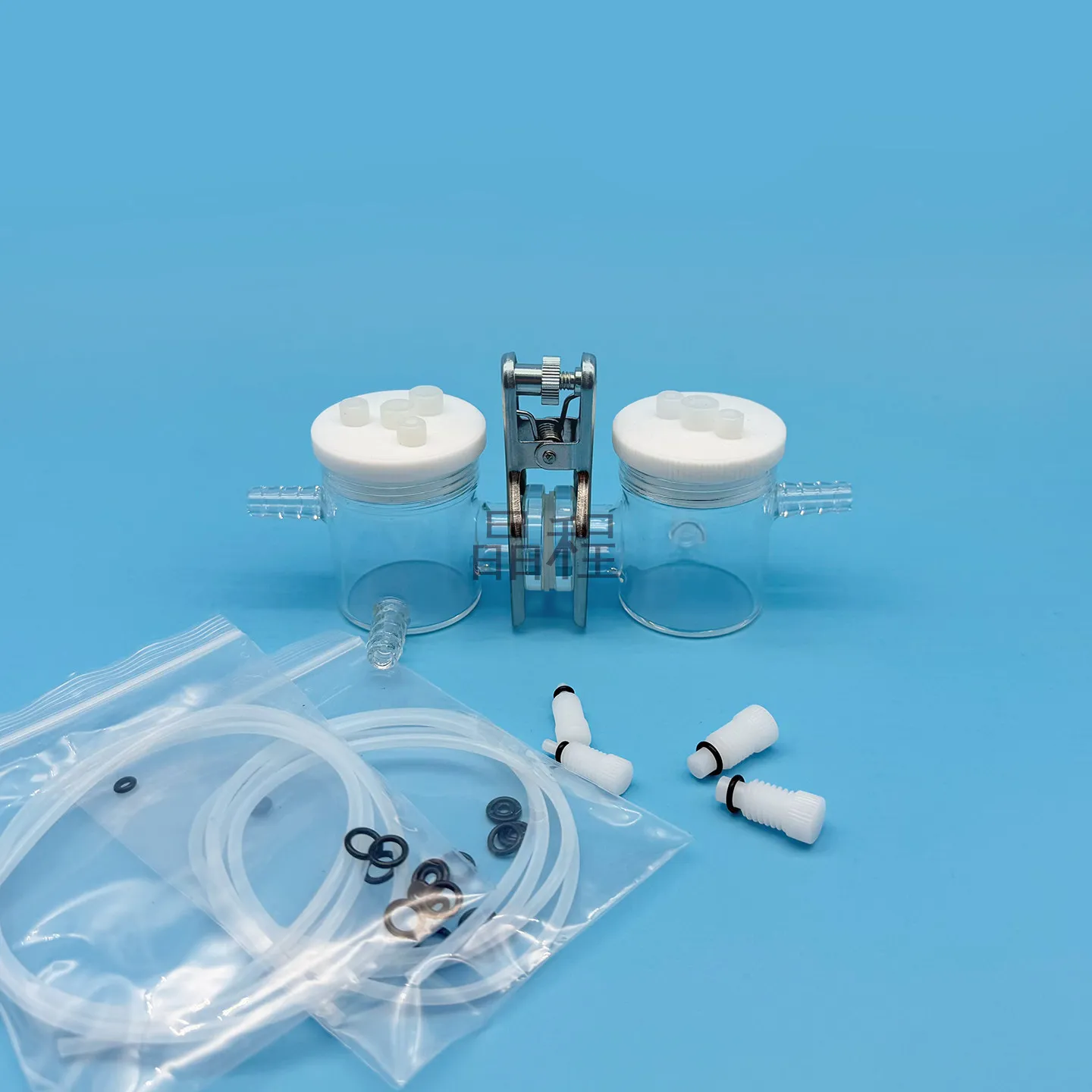 H-type Replaceable Membrane Sealed Electrolytic Cell, Circulating Electrolyte