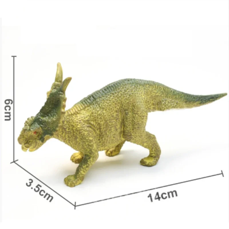 Montessori Soft Triceratops Dinosaur toy Tyrannosaurus Rex Animal Cognition Jurassic Action Figures Educational Toy for Children