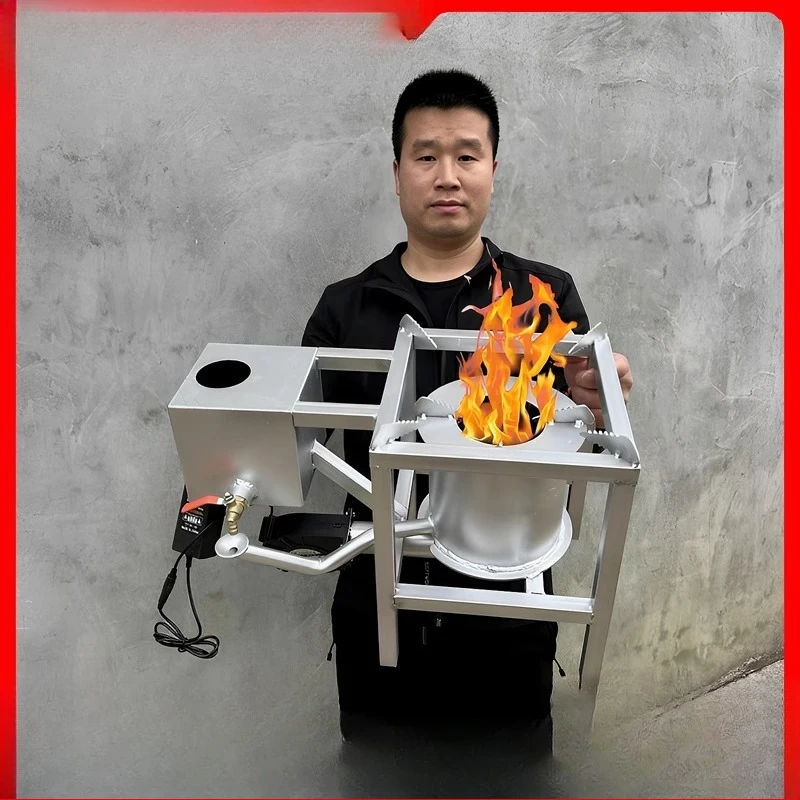 

New Chinese waste oil furnace repair plant heating diesel furnace greenhouse rural gasifier burning furnace