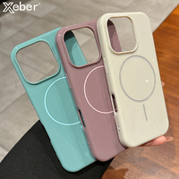 Official Same For Magsafe Magnetic Case For iPhone 16 Pro Max 11 12 13 14 15 Plus Wireless Charging Shockproof Glossy PC Cover