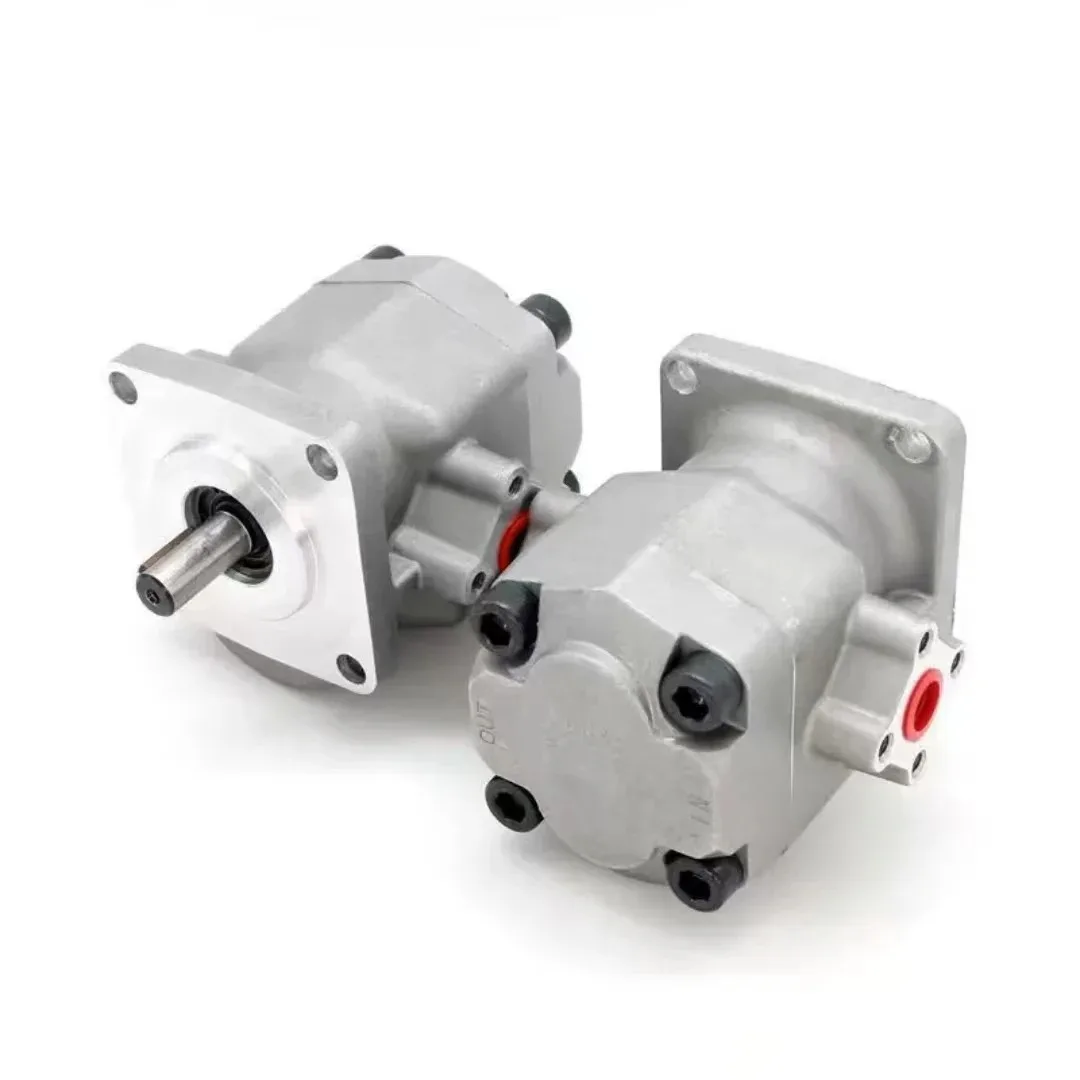 HGP-2A-F2R-F12R Threaded Input and Output High Pressure Low Noise Hydraulic Gear Oil Pump