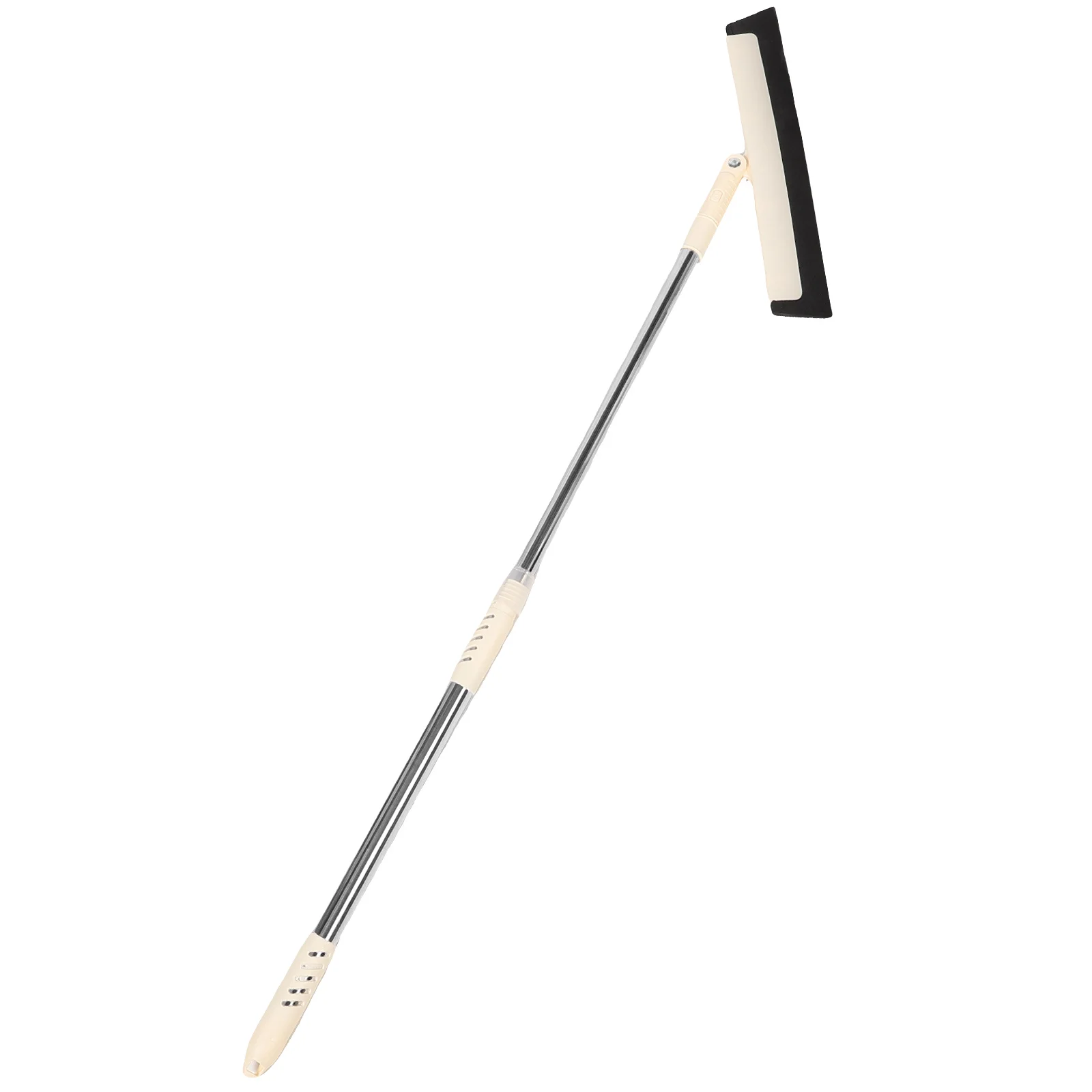 

Practical Stainless Steel PP Squeegee Durable Cleaner Home Office Car Bathroom Tile Glass Mirror Shiny Finish Long Use Scrape