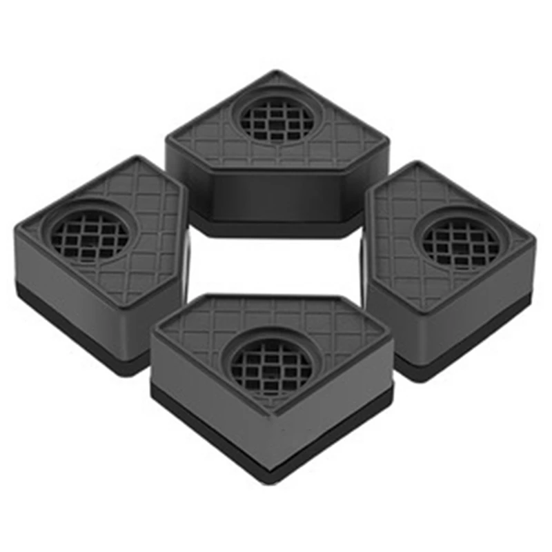 Anti Vibration Pad For Washing Machine Washer Dryer Pedestals Wearing Square Rubber Foot Pads Pedestals