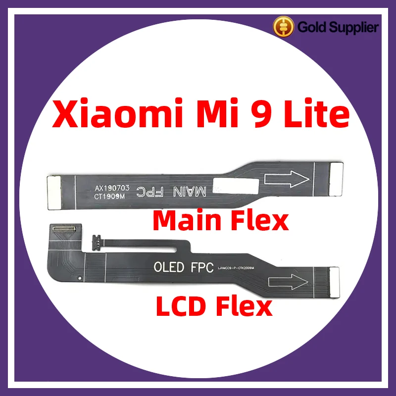 

For Xiaomi Mi 9 lite Main Board LCD Motherboard Mainboard Connector LCD Flex Cable Replacement