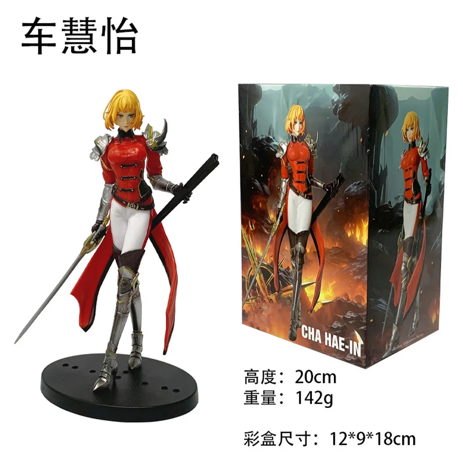 20cm In Stock Upgrade(Anime Version) Cha Hae-in Action Figure PVC Collect Model Figure Display Anime Merchandis image 3