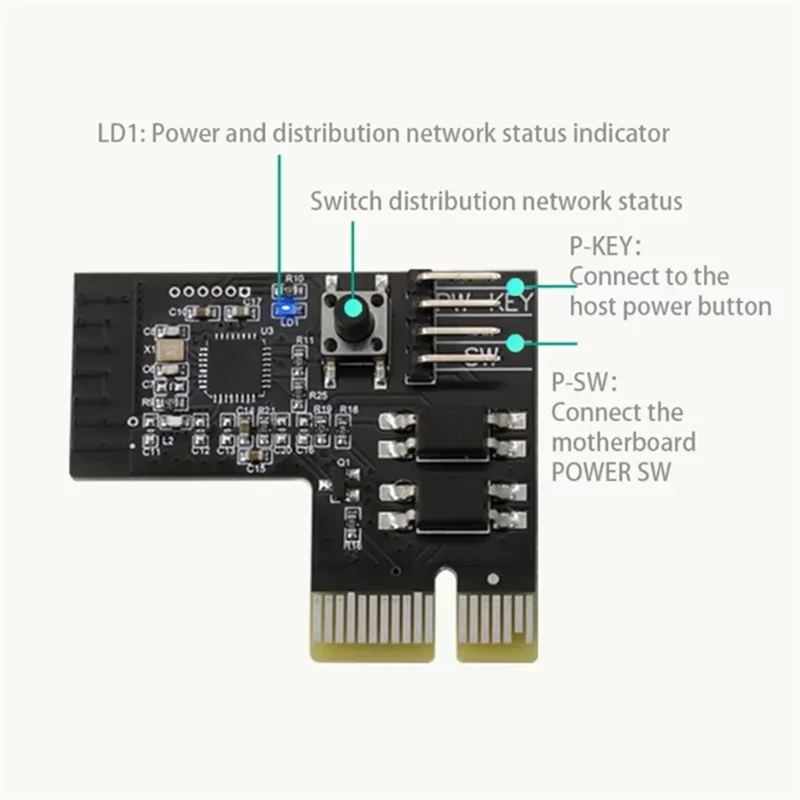 

-A25M Remote Computer Power Module PC Start Starting Up Card Remote Boot Card App Remote Control