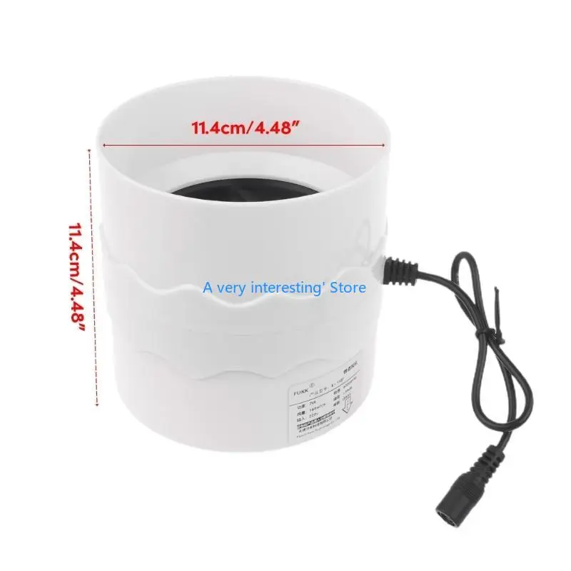 110 مللي متر مروحة العادم قناة مروحة نافذة الهواء التعزيز جهاز تهوية قابل للتعديل سرعة U6XC