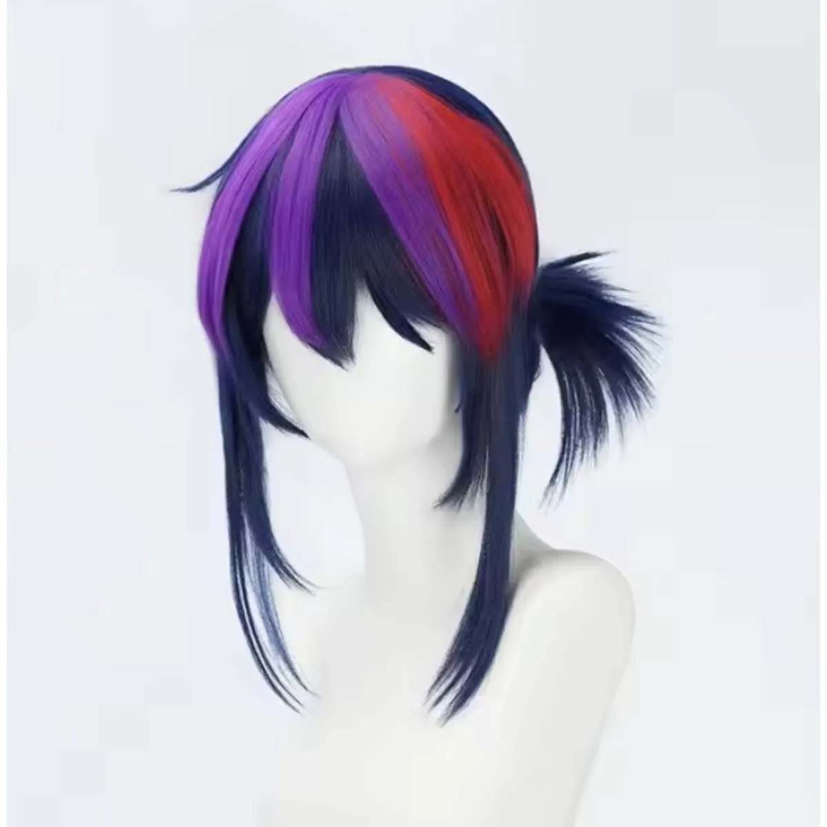 Women Anime Pony Friends Twilight Sparkle Cosplay Blue Purple Mixed Red Hair Wig