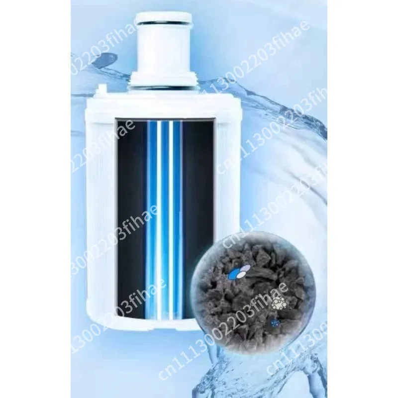 Water purifier filter cartridge, double water outlet, water purification equipment