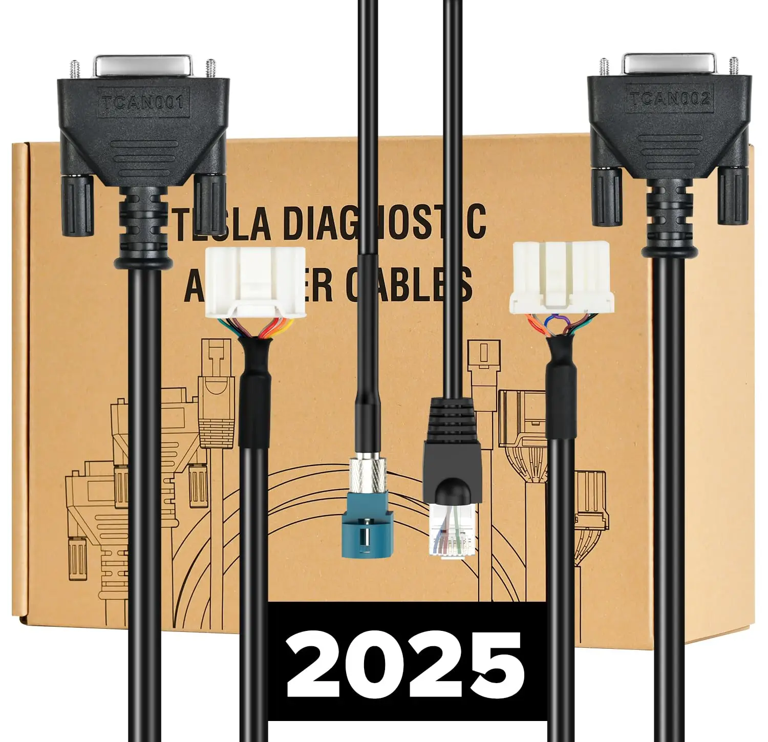 

Набор диагностических кабелей Tesla OBD2 для тестирования электромобилей — ремонтный комплект адаптеров, инструмент для ремонта автомобилей, аксессуары для автомобильных запчастей