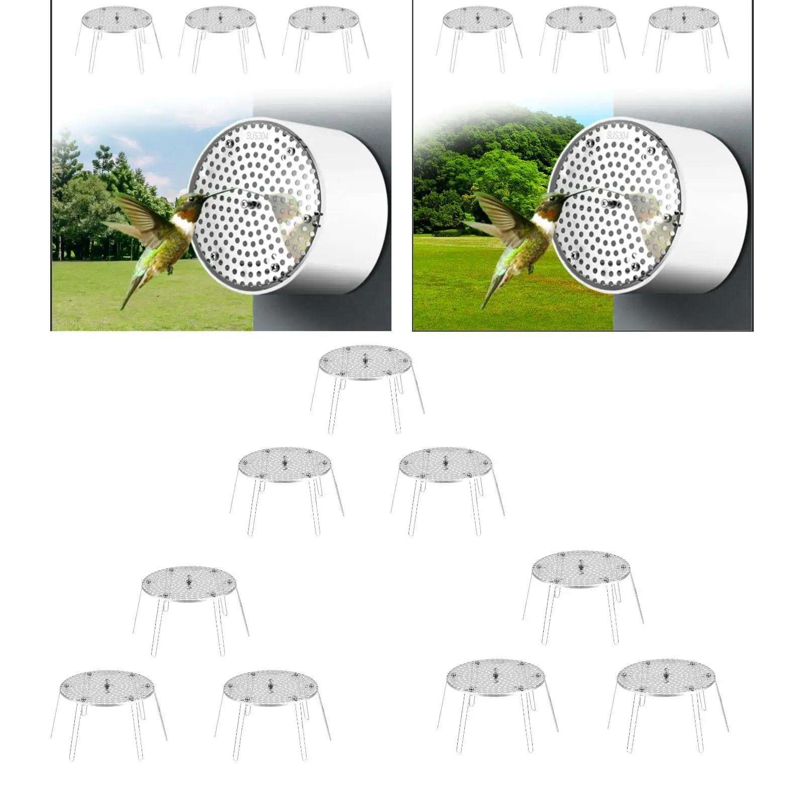 

3x Sewer Pipe Cover High Performance Household Prevent Blockages Vent Cover