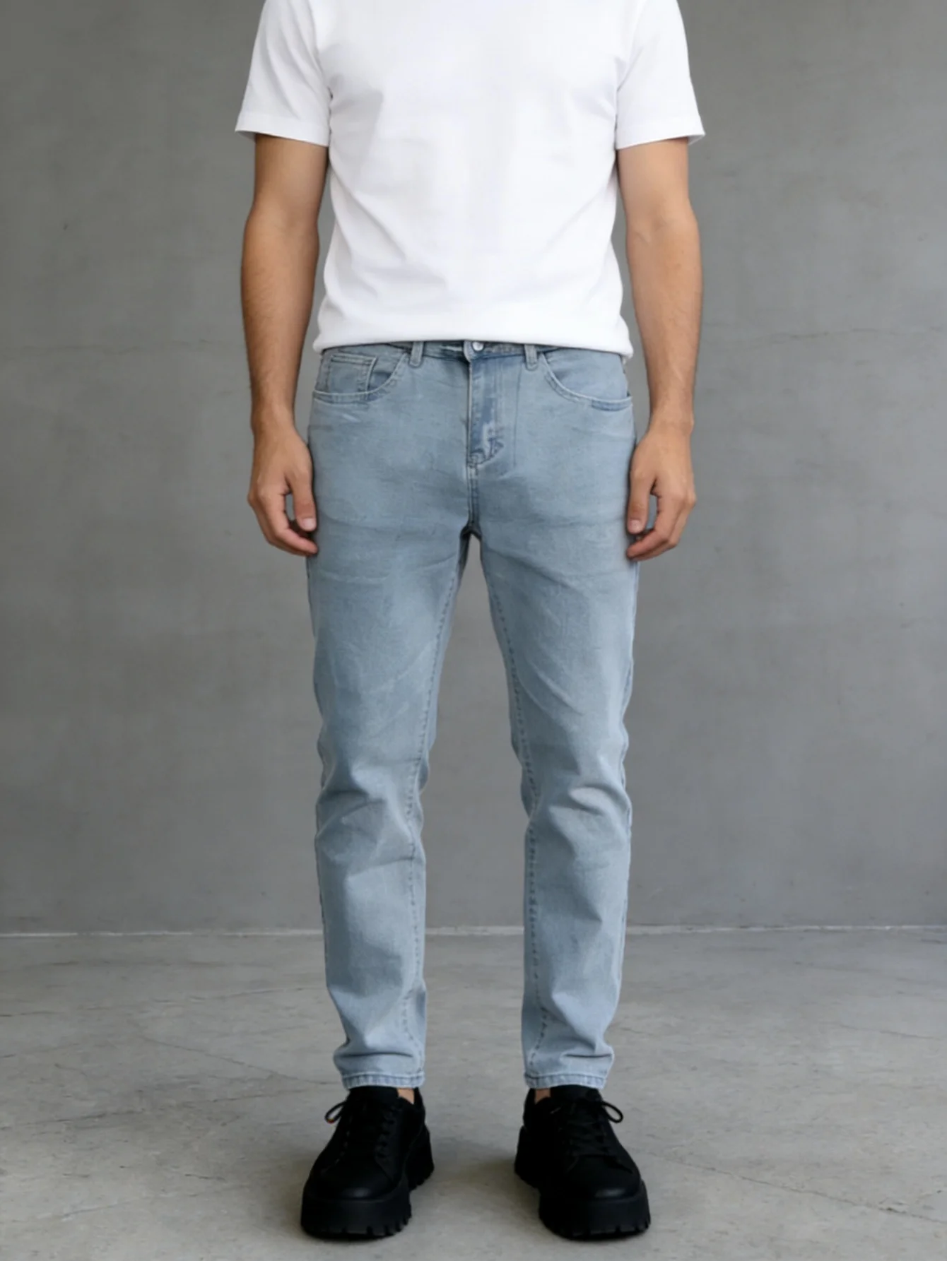 Trendy Patchwork Jeans Men, Fashion Street Style Denim Pants, Creative Design Trousers, Artistic Gift for Boyfriend