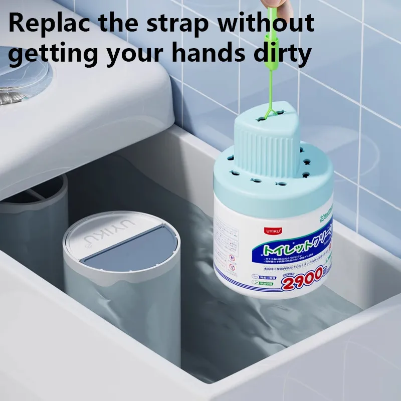 Fully Automatic Toilet Cleaner Durable for 290 Days Automatic Toilet Bowl Cleaner Antibacterial 99.99% Blue Toilet Bowl Cleaner view 5