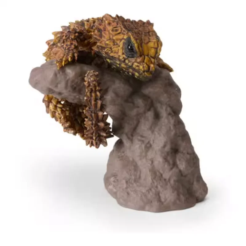 سلسلة مخلوق بانداي غاشابون أرماديلو سحلية وكرة بيثون، نموذج حيوان واقعي، ديكور مكتب لطيف، هدية محاكاة للزواحف