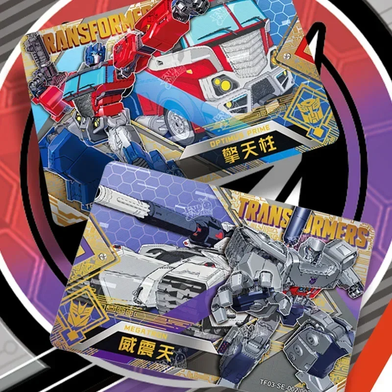 Kayou-Tarjeta Transformers, caja de colección Optimus Prime, periferales de película, caja de regalo, juguetes para niños