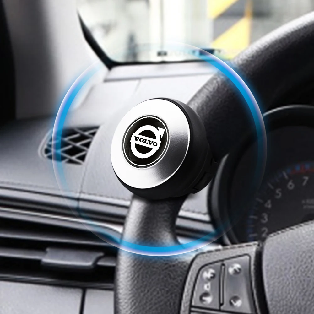 Car Turning Steering Wheel Booster Spinner Knob 360 Degree Handle Ball Shaped Helper Hand Control For Volvo XC90 S60 S90  XC40