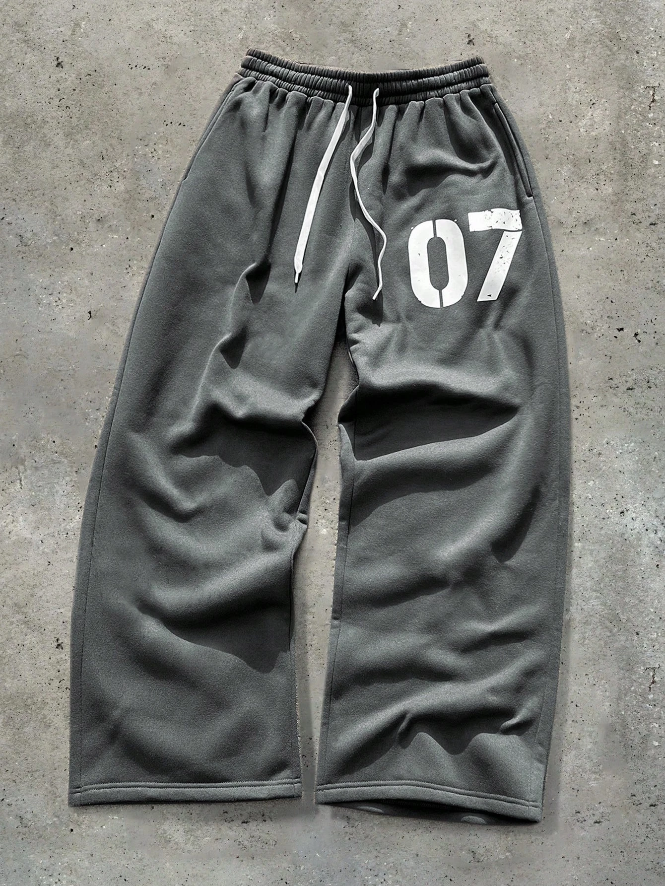 

Мужские повседневные уличные спортивные брюки в стиле хип-хоп с эластичным поясом и принтом номер 07, всесезонные, повседневные и удобные, унисекс