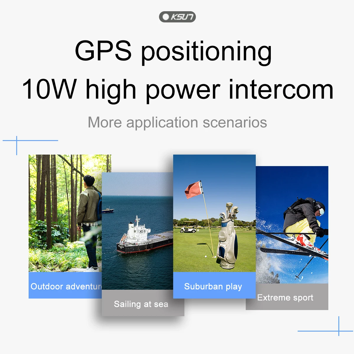 KSUN UV98D GPS UHF VHF راديو كامل النطاق CB محمول لاسلكي اتجاهين راديو FM Comunicador لاسلكي تخاطب طويل المدى