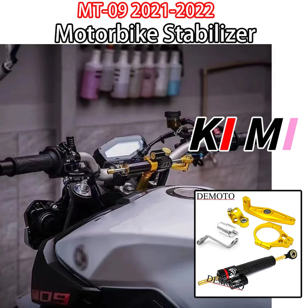 

Motorcycle Stabilizer Steering Damper Mounting Bracket Kit Titanium Ruler For MT-09 MT 09 mt09 2021 2022