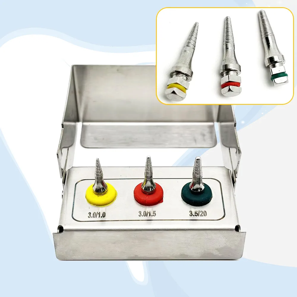 

3Pcs Dental Bone Expander SOS Set for Broken Implant Extraction and Failed Fixture Removal Surgical Instruments