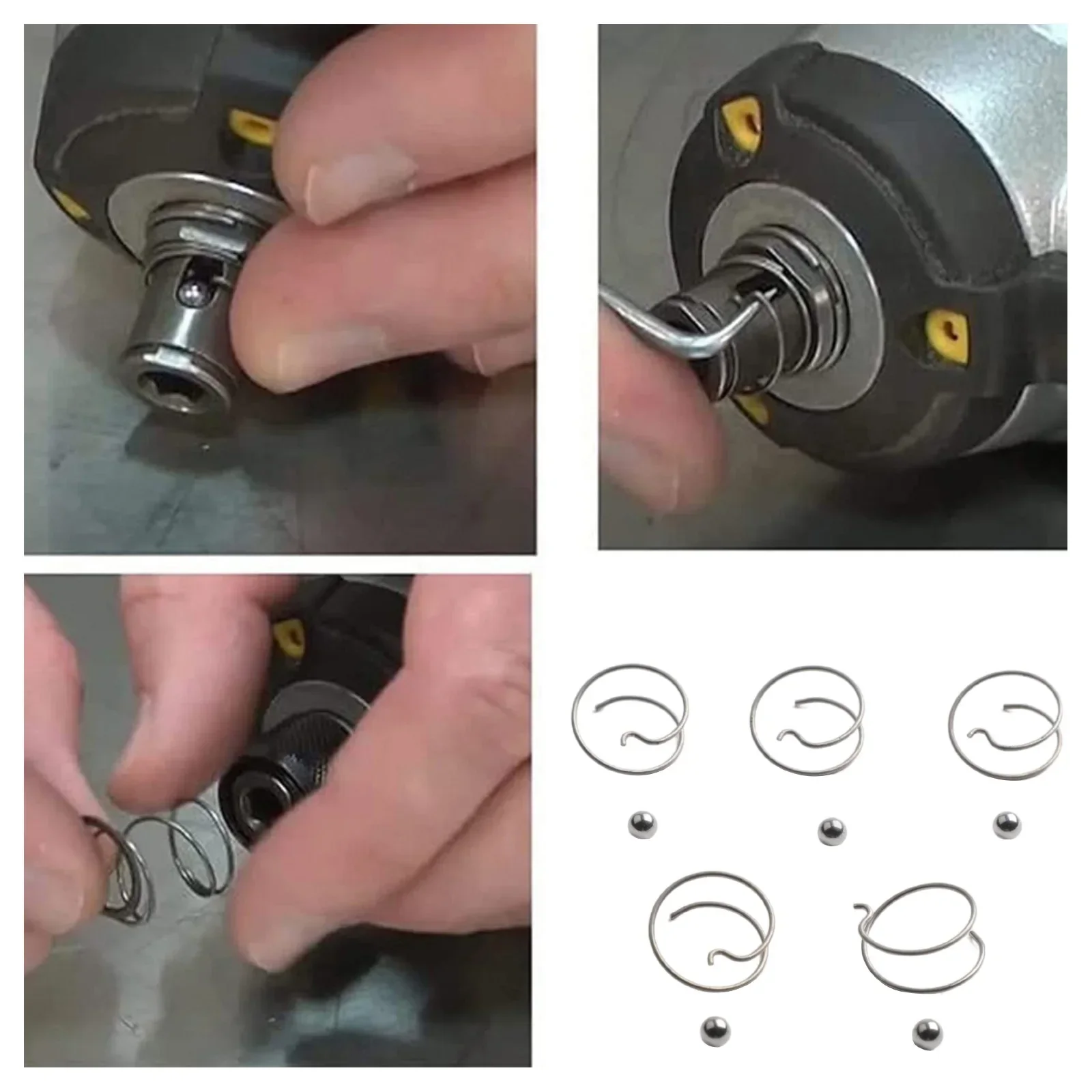 Steel Ball Spring Metal Spring Ball 5 Set DCF886 DCF887 For Impact Driver Repair Steel Ball Practical Exquisite