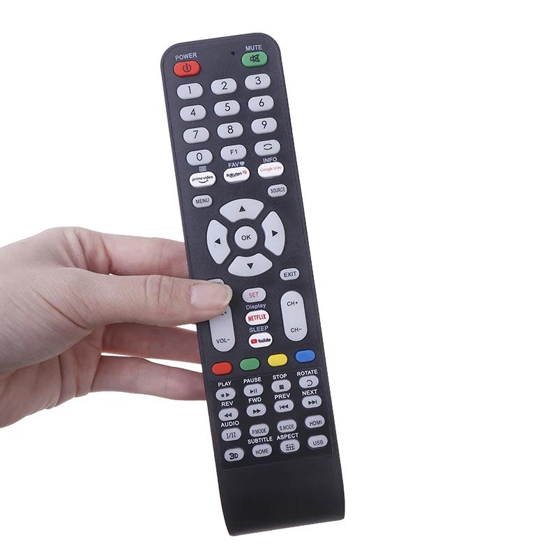 1Pcs New RM-L1210 Pro Universal TV Remote Control For SHARP Hisense Skyworth Haier Panasonic LCD LED Smart TV