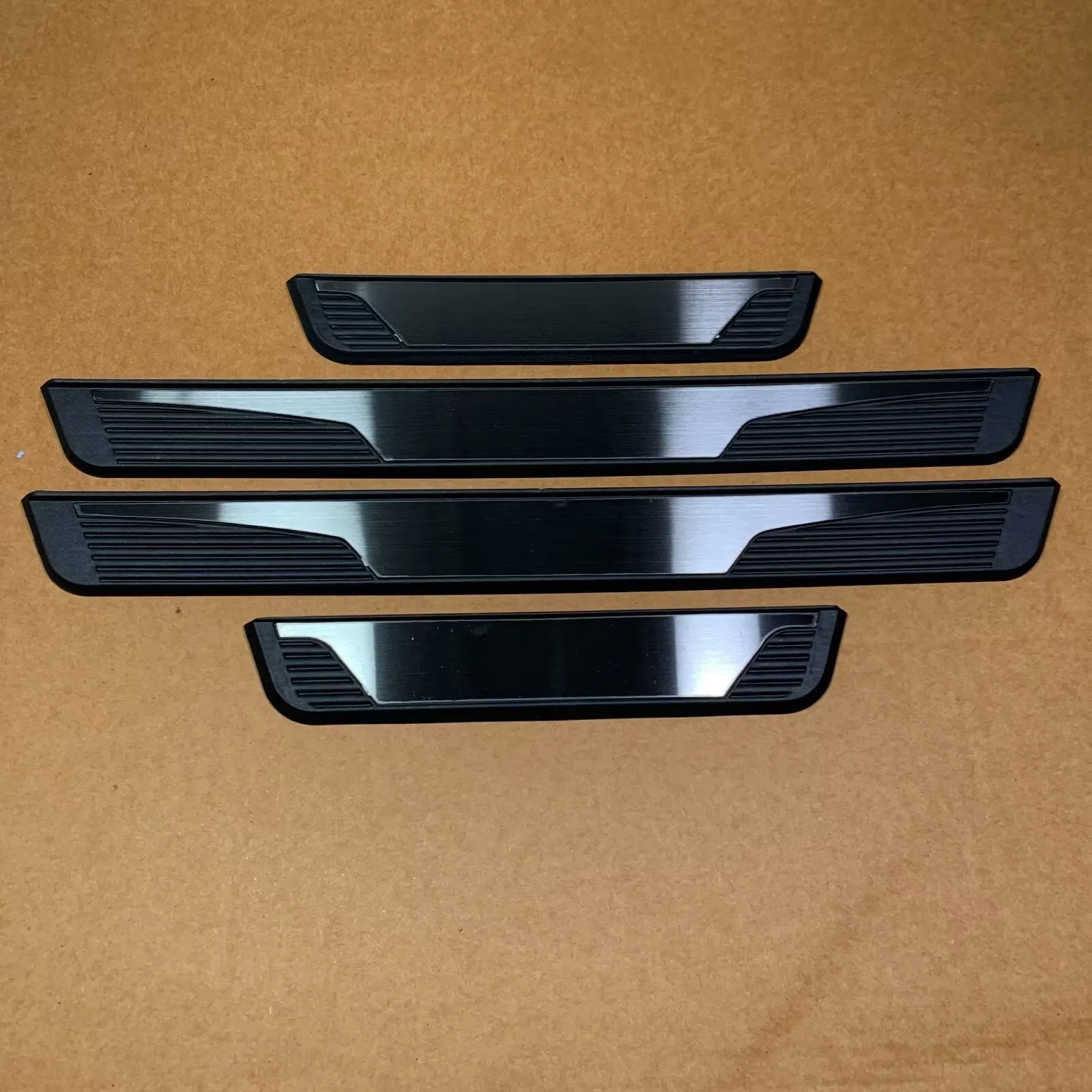 For Toyota Bz4x 2020-2023 2024 2025 Door Sill 3d Pedal Shell Trims Scuff Plate Protector Sticker Car Styling Auto Parts Supplies